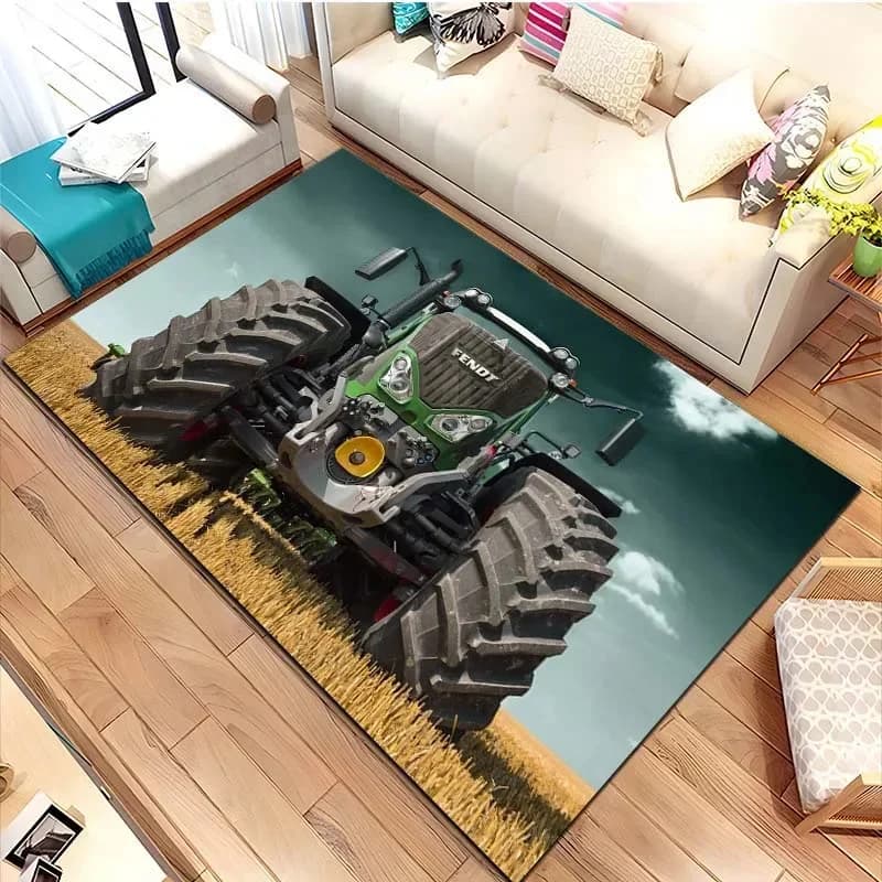 Carpet with print Big Tractor F-Fendt for living room bedroom zerbino sofa decorations for home anti-slip carpet wardrobe carpet