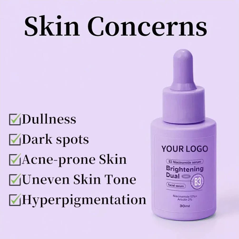 Private Label Hyaluronic Acid Vitamin C Serum Custom Logo Moisturizing Whitening Viso Skin Care Wholesale Makeup