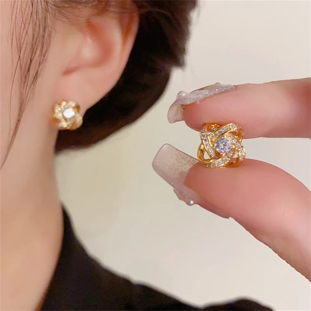 Earrings Earrings delicate Earrings with zircons Crystal Earrings for Women Fashion Accessories Jewelry Gift