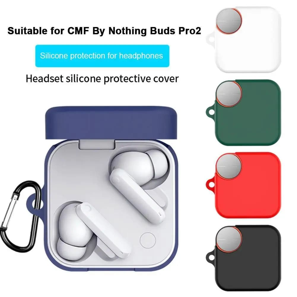 Silicone Protective Case for CMF Buds Pro 2 Protective Case for Wireless CMF Buds Pro 2 Protective Case