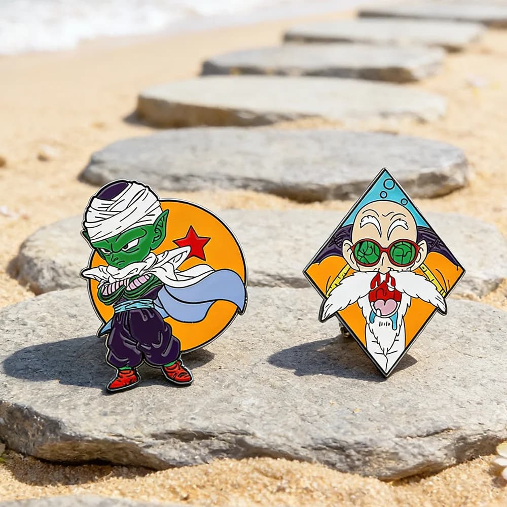 Spille da bavero Dragon Ball Anime Goku, distintivi unisex alla moda per zaini, spille per uomo e donna, decorazioni per abbigliamento, idee regalo
