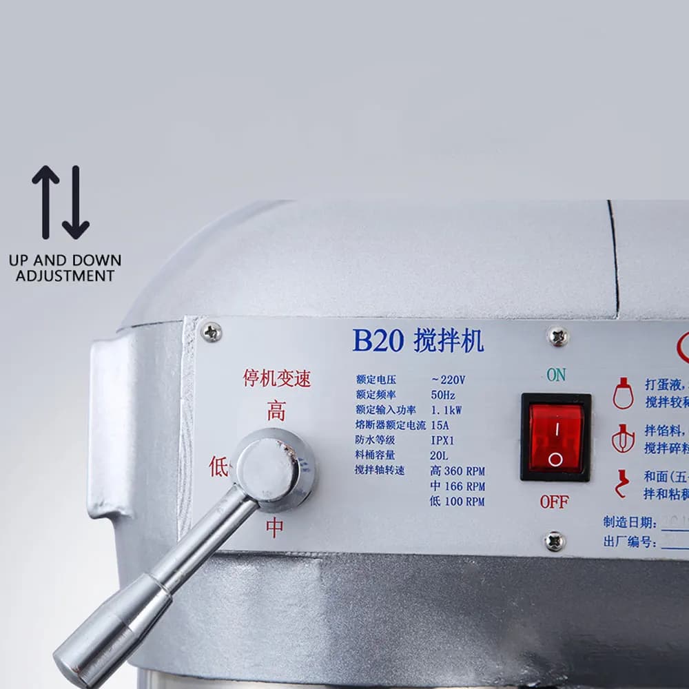 Mixer for kneading dough for domestic use Frullino food mixer for eggs Filling of flour Chef cream Fresh cooking machine