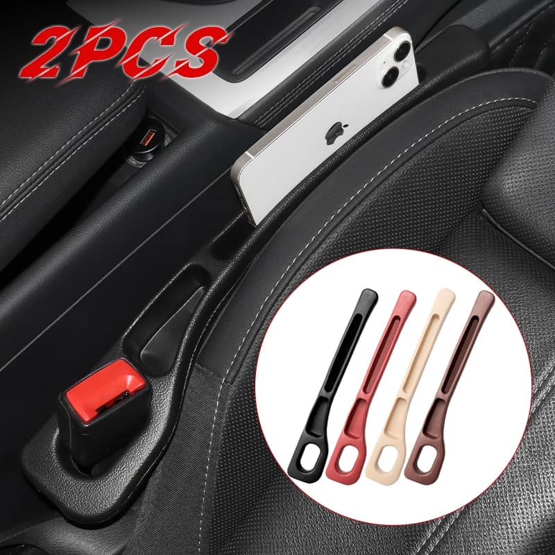 1 paio di rifornimenti per spazi vuoti per seggiolino auto, striscia impermeabile per tappi per spazi vuoti per seggiolino auto con 2 scanalature, accessori per interni auto