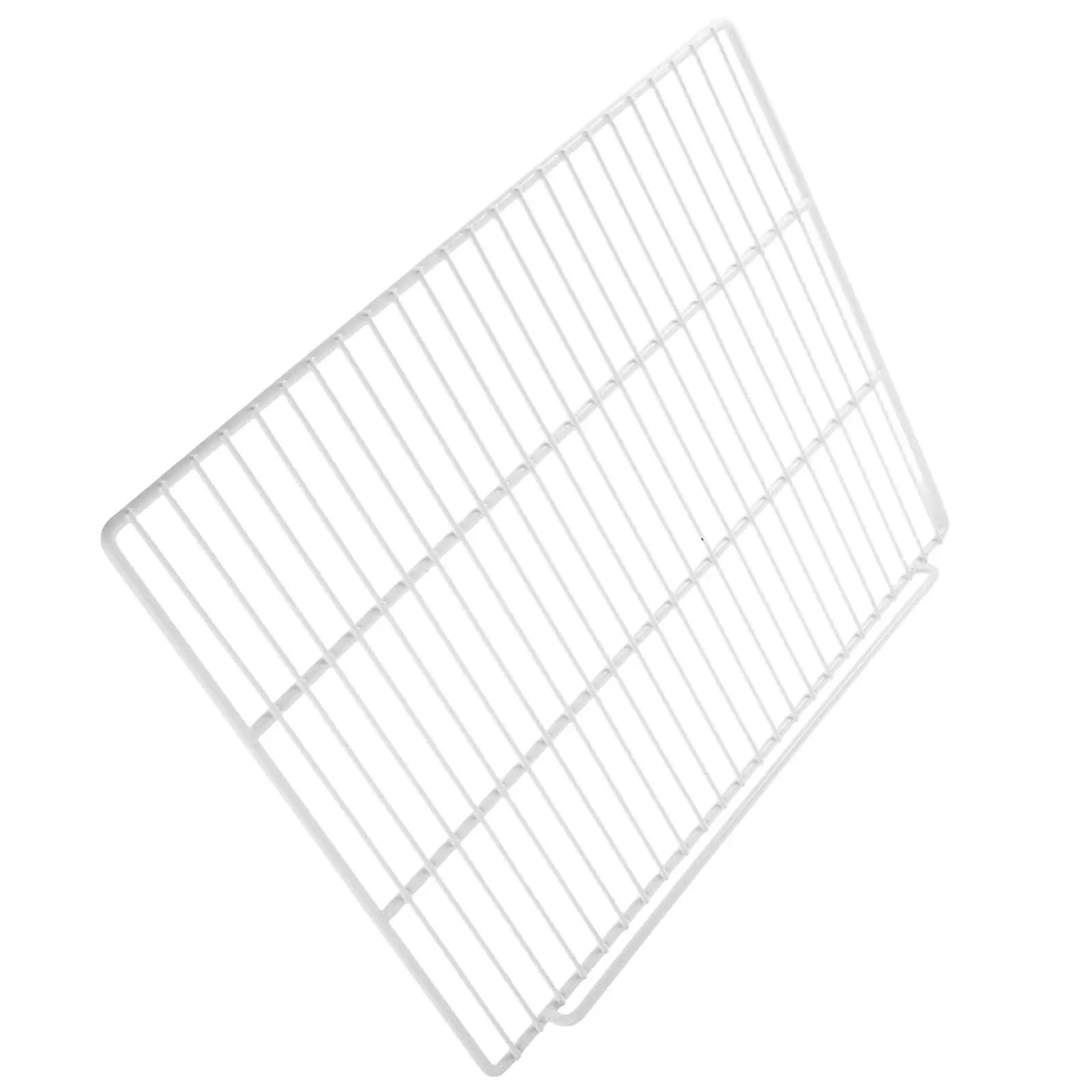 Scaffale in filo metallico regolabile per frigorifero, divisorio in rete, ripiano resistente per congelatore, per supermercati e uso domestico