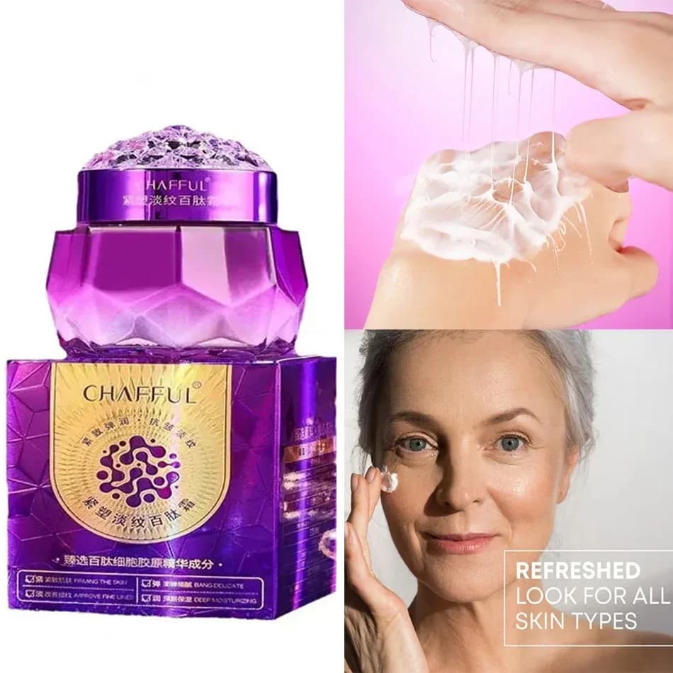 Crema Viso Energetica con Collagene - Per Idratare, Illuminare e Uniformare la Pelle Secca e Opaca, Visibilmente Schiarisce le Discromie e le Macchie Scure