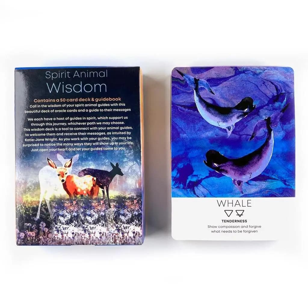 Spirit Animal Wisdom Oracle Cards Leisure Party Table Game Fortune-telling profease Tarot Deck