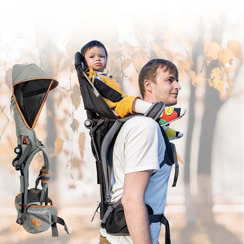 Sella per bambini Sedile a spalla Bambino che trasporta artefatto per bambini Alpinismo Telaio posteriore per esterni Zaino per marsupio da arrampicata