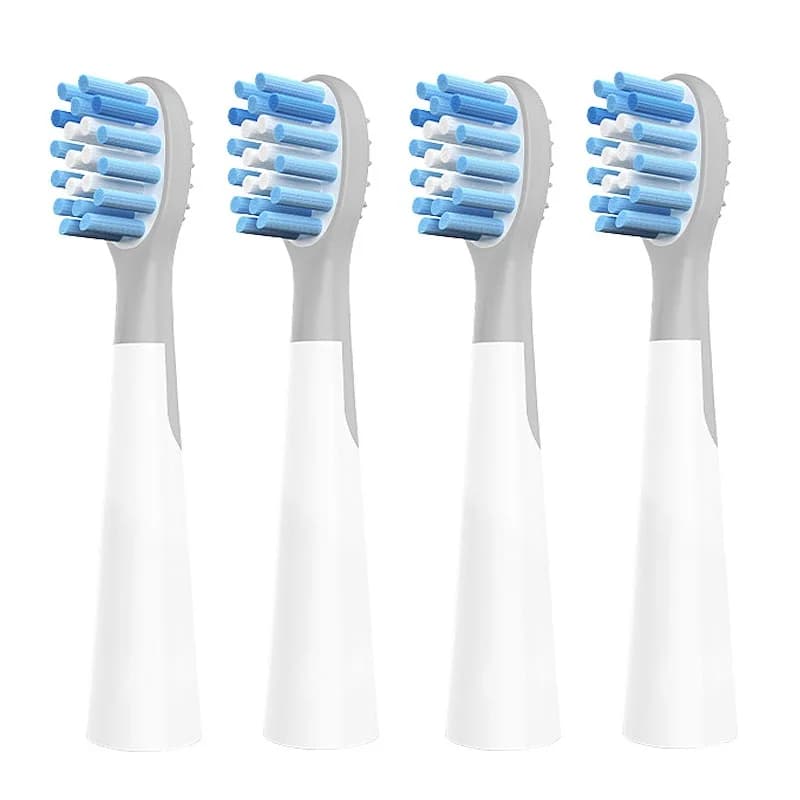 4 Pz/packing Spare heads for children's electric toothbrush Q3 Q3S Q1 Soft DuPont bristles