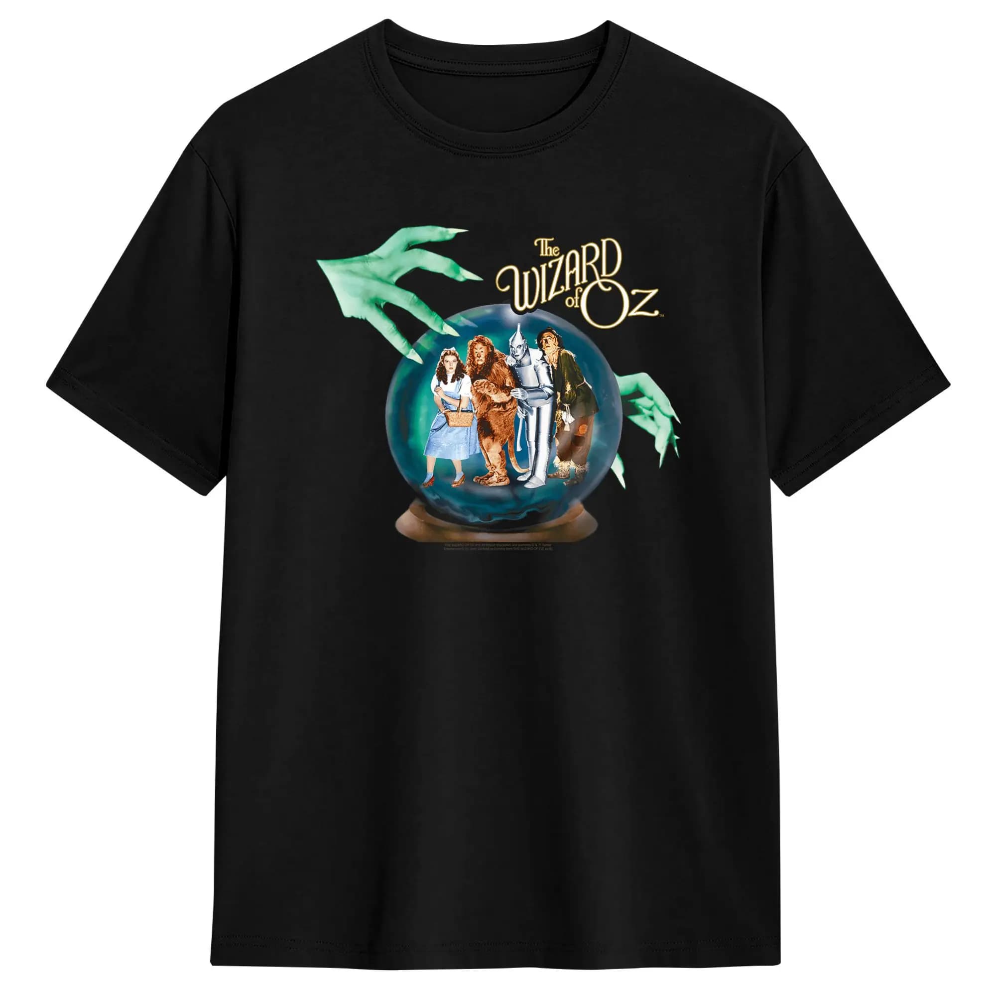 Men's Wizard of Oz Crystal Ball T Shirts 100 Cotton Tees Summer Streetwear Short Sleeve T Shirt Round Neck Trendy Casual Tshirt