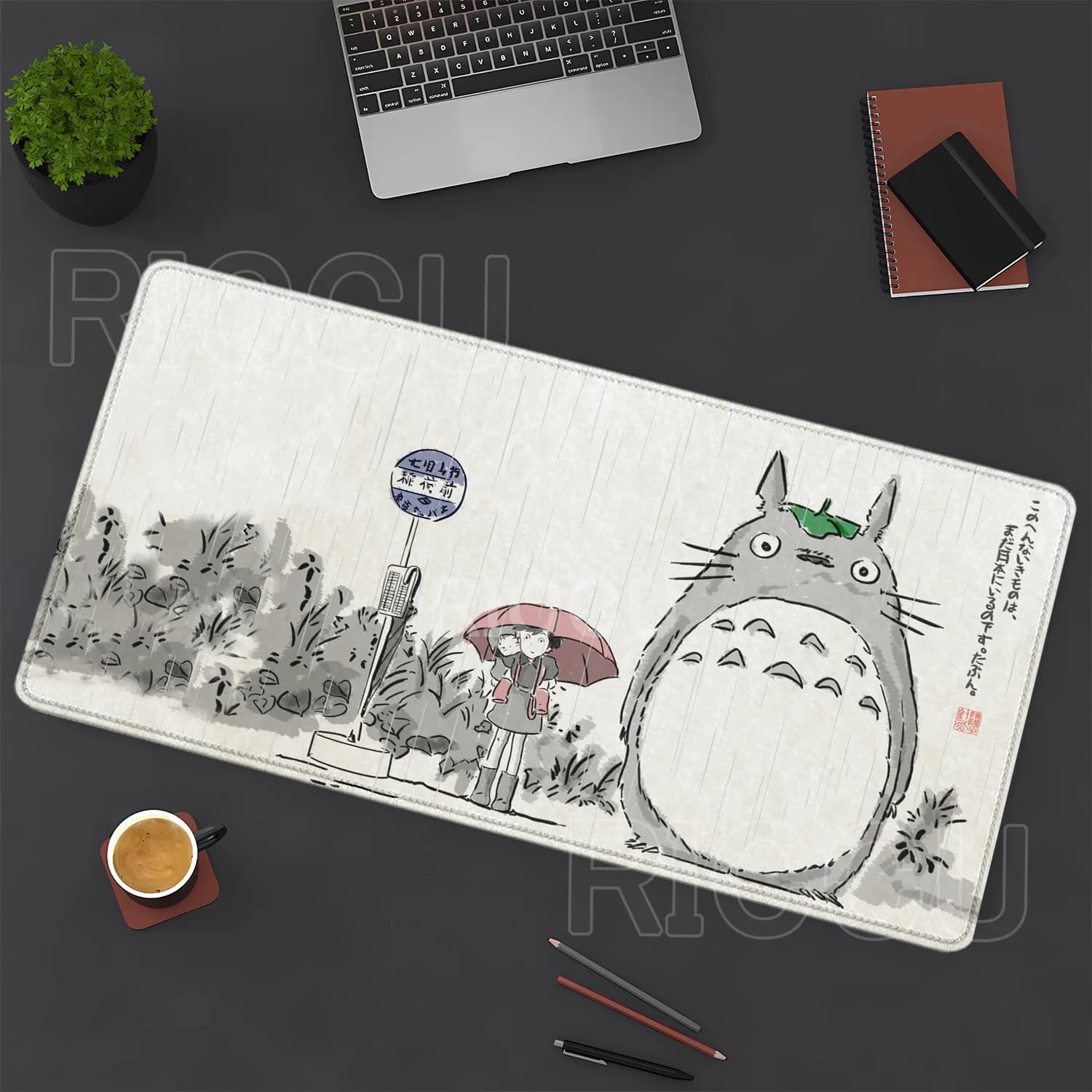 Mouse Pad 40x90cm Lock Edge Large Anime T-Totoros Gaming offices Accessories PC Gamer Keyboard desk mat Rubber Computer Mousepad