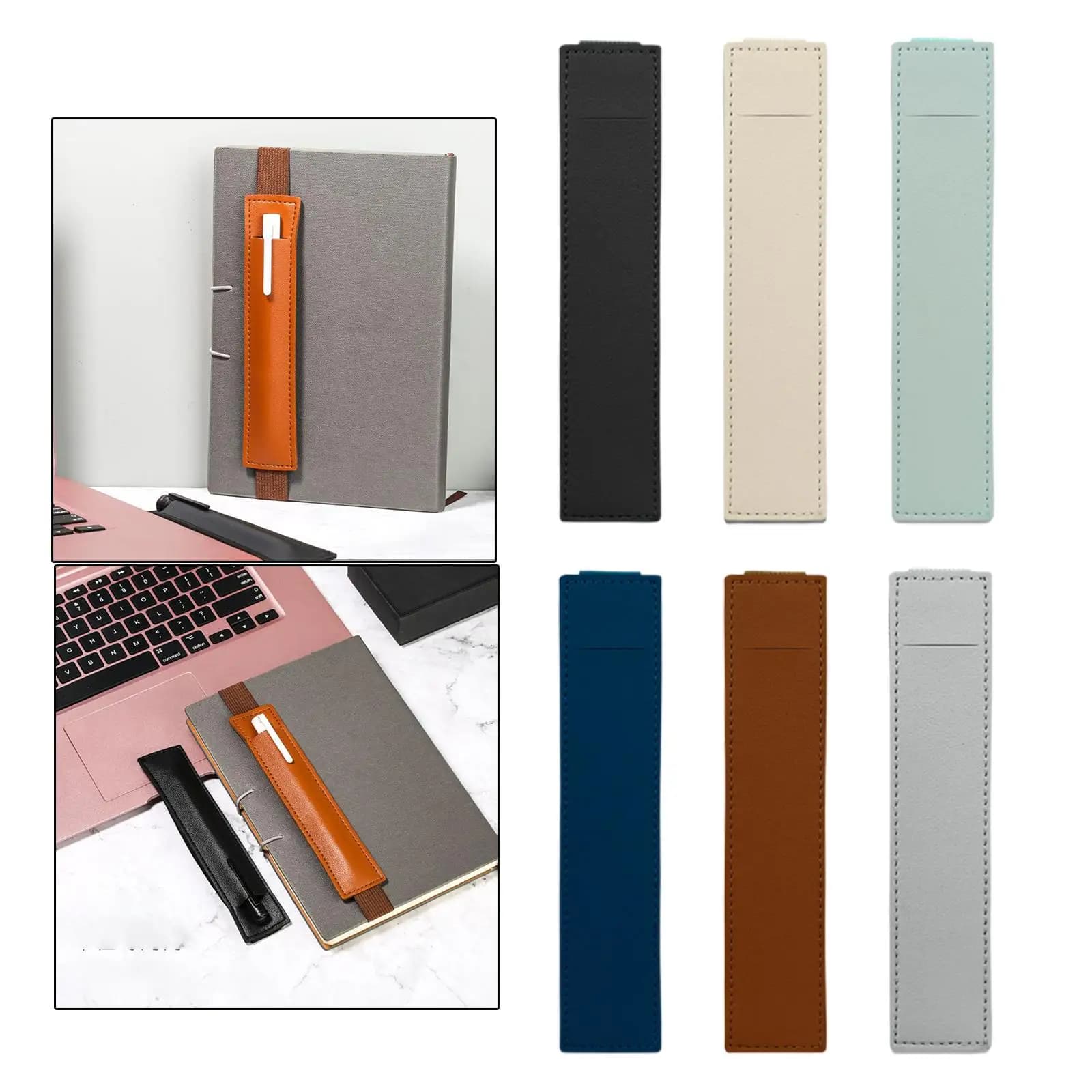 Adjustable Elastic Band Pen Holder ,Journal Pen Holder, Pen Sleeve Pouch Pencil