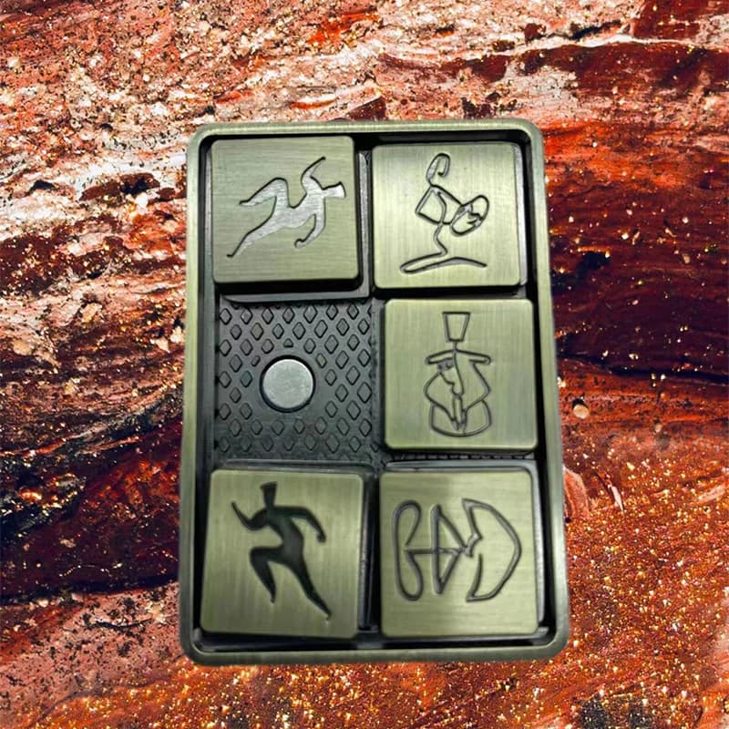 Divertimento Magnetico Fidget Slider Adulto EDC Metallo Fidget Giocattolo ADHD Mano Spinner Autismo Giocattoli Sensoriali Ansia Sollievo dallo stress Regali per adulti
