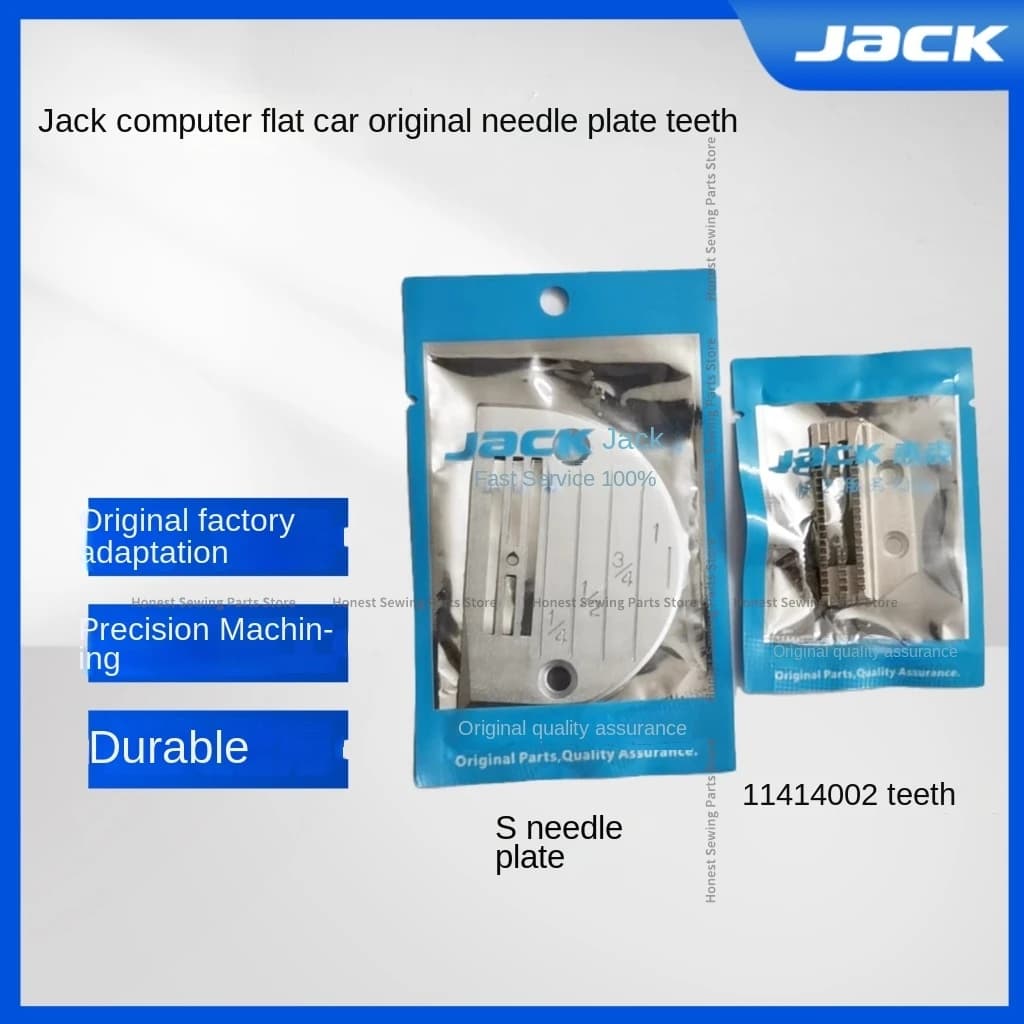 1 piastra ad ago originale S 11414002 Piastra in ferro per cani con alimentazione dei denti con scala per macchina da cucire a punto annodato per computer Jack Bruce Ra3 A4