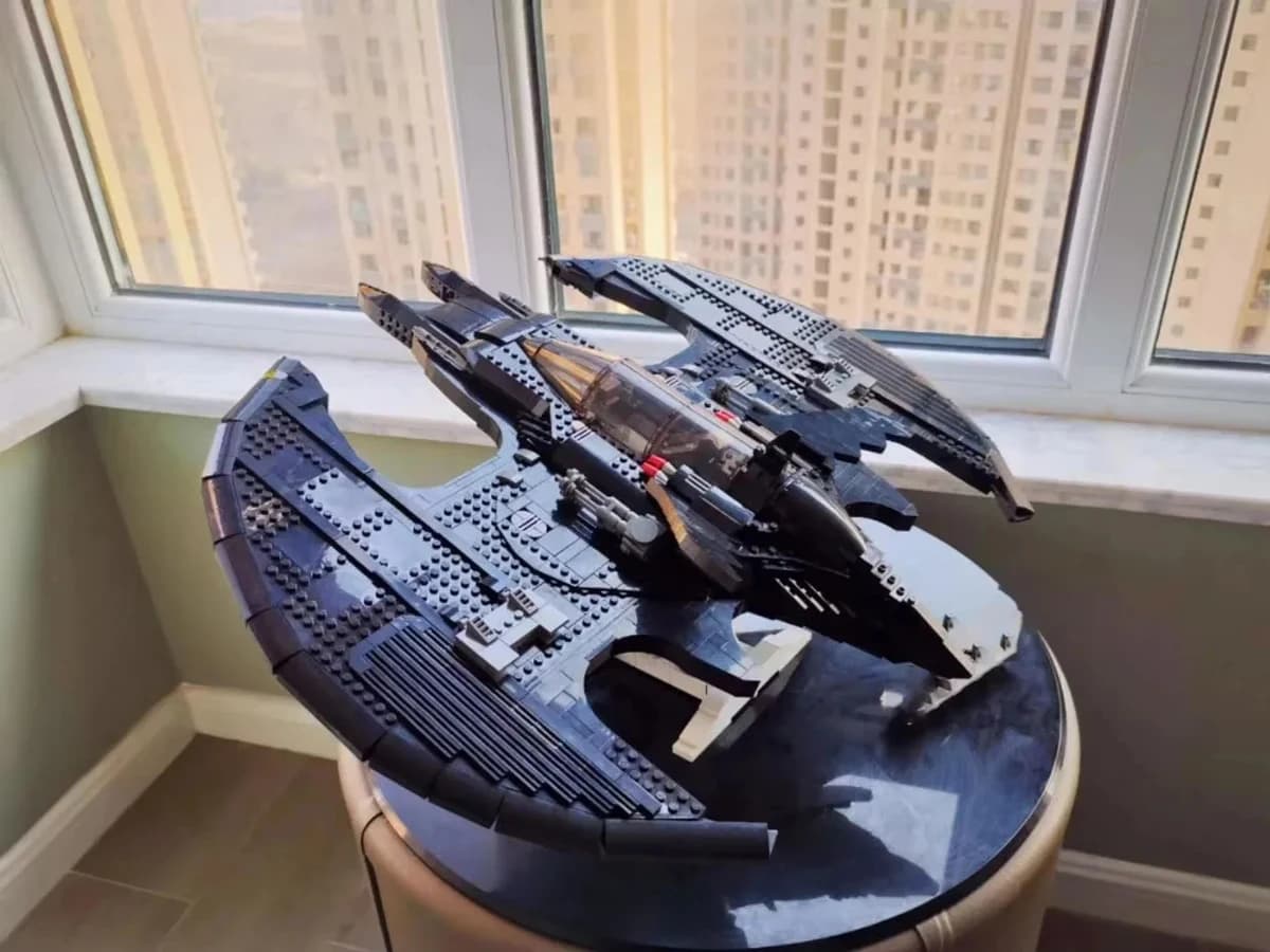 Nes Black Fighter, cacciaereo di grandi dimensioni, macchina volante, modello giocattolo, educativo, blocchi da costruzione difficili da assemblare, regali per ragazzi, giocattoli