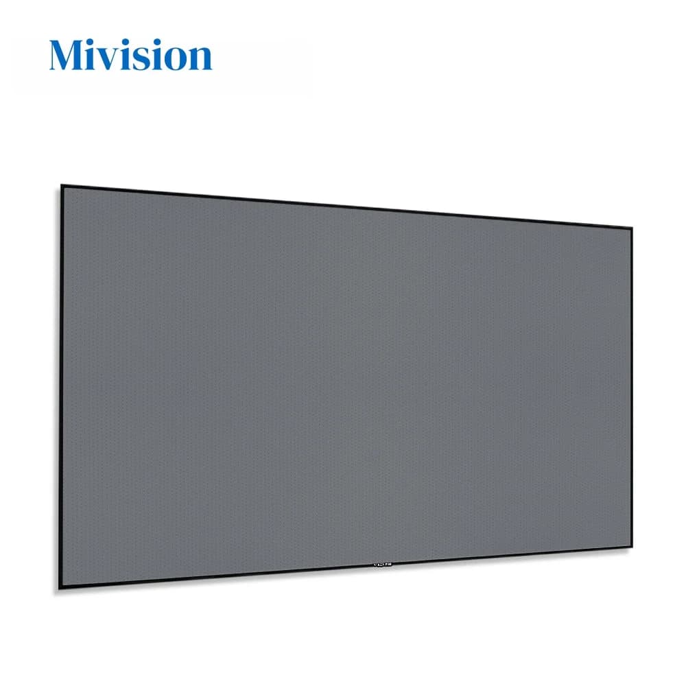 Schermo per Proiettore CineGrey 4D AcousticPro 4K/8K, Telaio Fisso Senza Bordi, Trasparente e Perforato per Home Theater