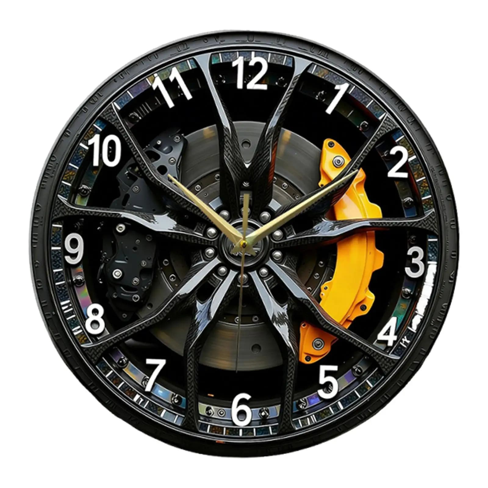 Unique Modern Wall Clock, Elegant Black Acrylic With Silent Mechanism, Curtain Shape Decoration for Bathroom, Bedroom, Office, Hotel
