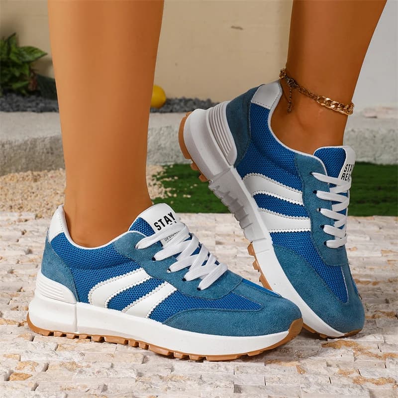 Sneakers casual da donna estive, comode e traspiranti, scarpe sportive da donna, sneakers con plateau leggere e antiscivolo