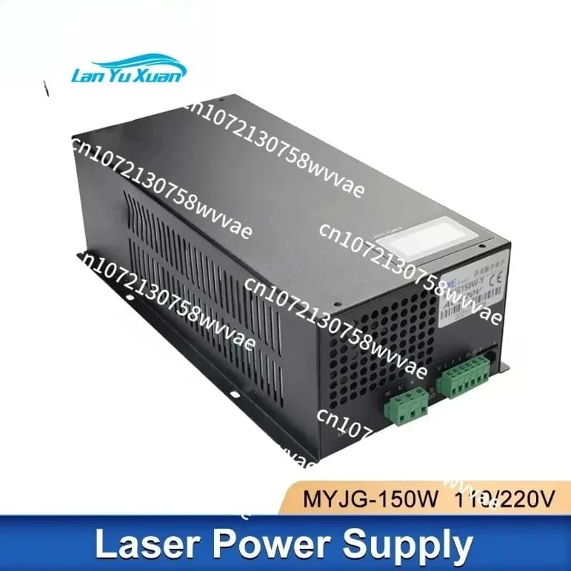 Laser power supply CO2 MYJG 130W-150W 115V/230V 110V/220V with LCD display for CO2 laser cutting and engraving machine