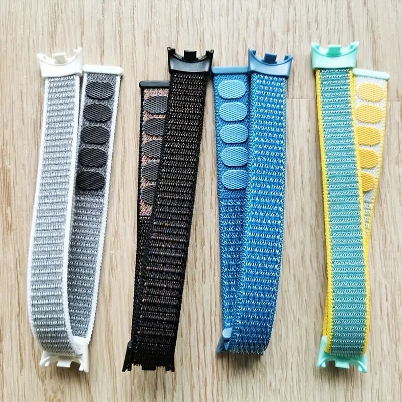Cinturino in nylon per Xiaomi mi Band 9-8 smartwatch Sport miband8 NFC Correa cinturino intelligente di ricambio traspirante 9-8 cinturino