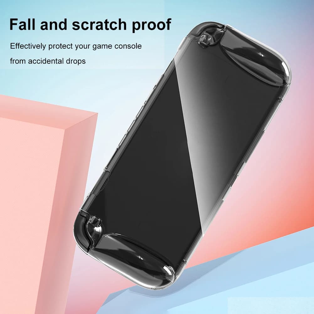 Custodia in TPU trasparente per Nintendo per Switch 2 Custodia protettiva Custodia in pelle trasparente anticaduta Custodia protettiva antiurto