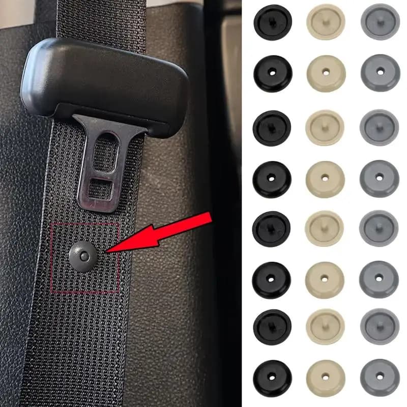 10 Pair Car Seat Belt Limiter Buckle Adjustable Safe Belt Clip Universal Seat Belt Stopper Button Retainer Car Accessories