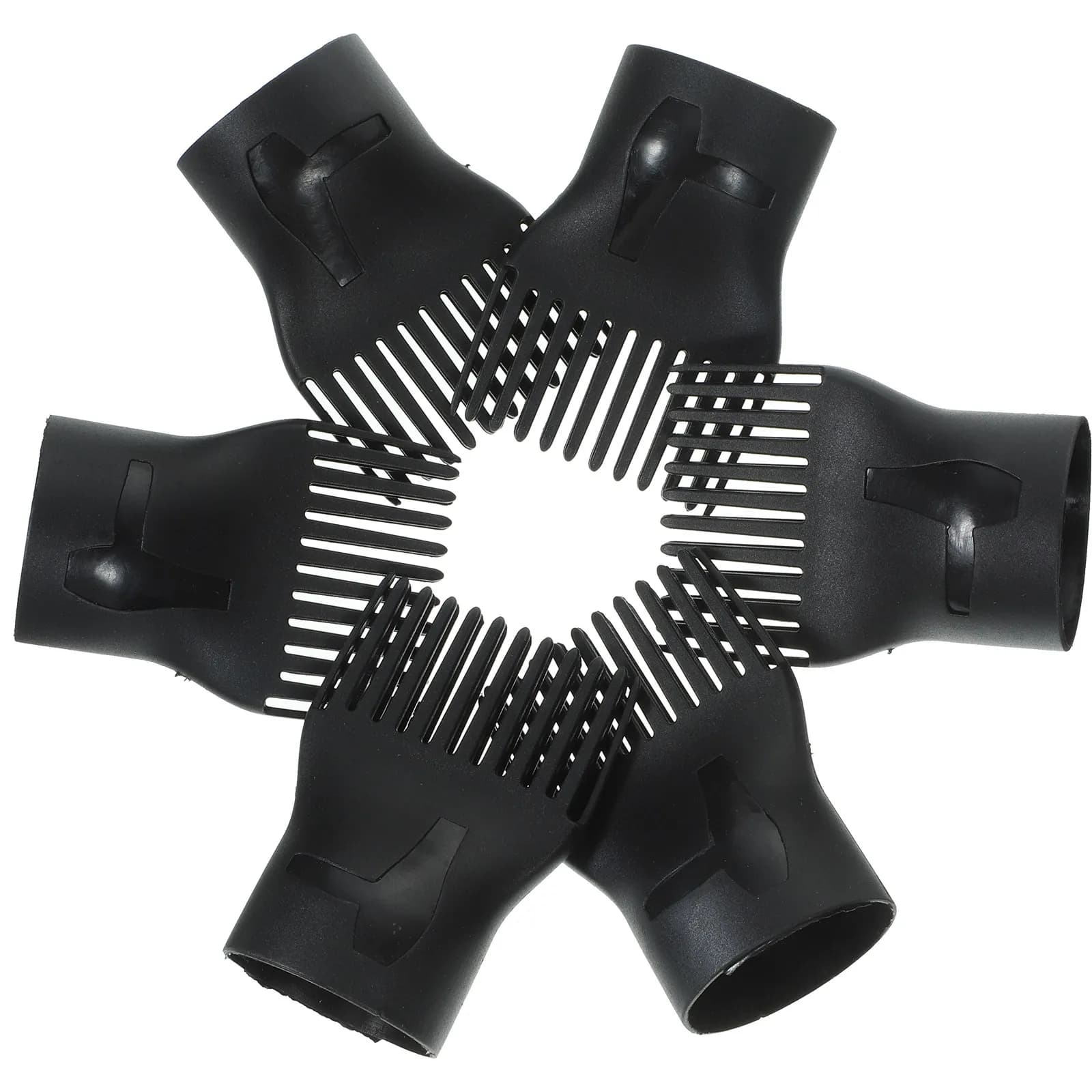 Set of 10 Accessories for Hairdryer, Universal Plastic Diffuser Fast Drying and Increase Volume