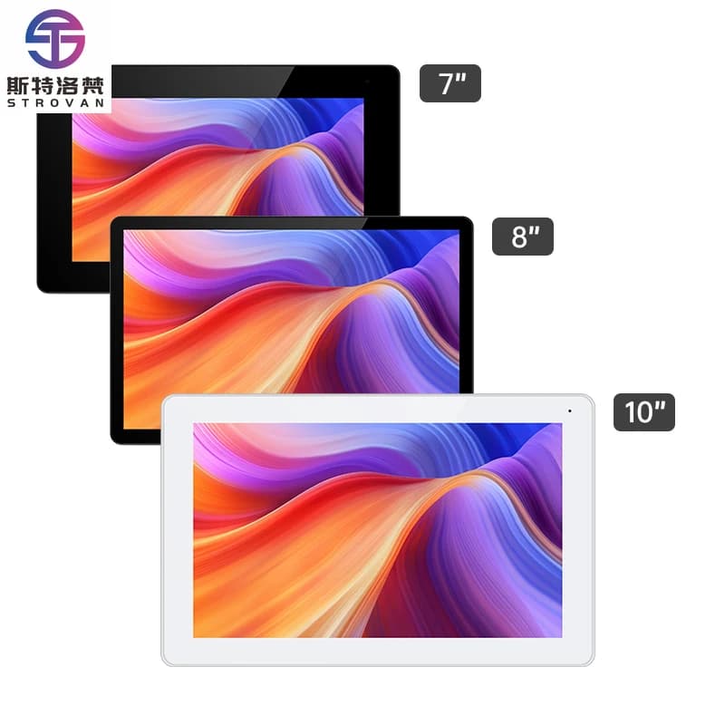 Sistema citofonico videocitofonico IP multifunzione per appartamenti durevoli Campanello video LCD 1080P in acciaio inossidabile