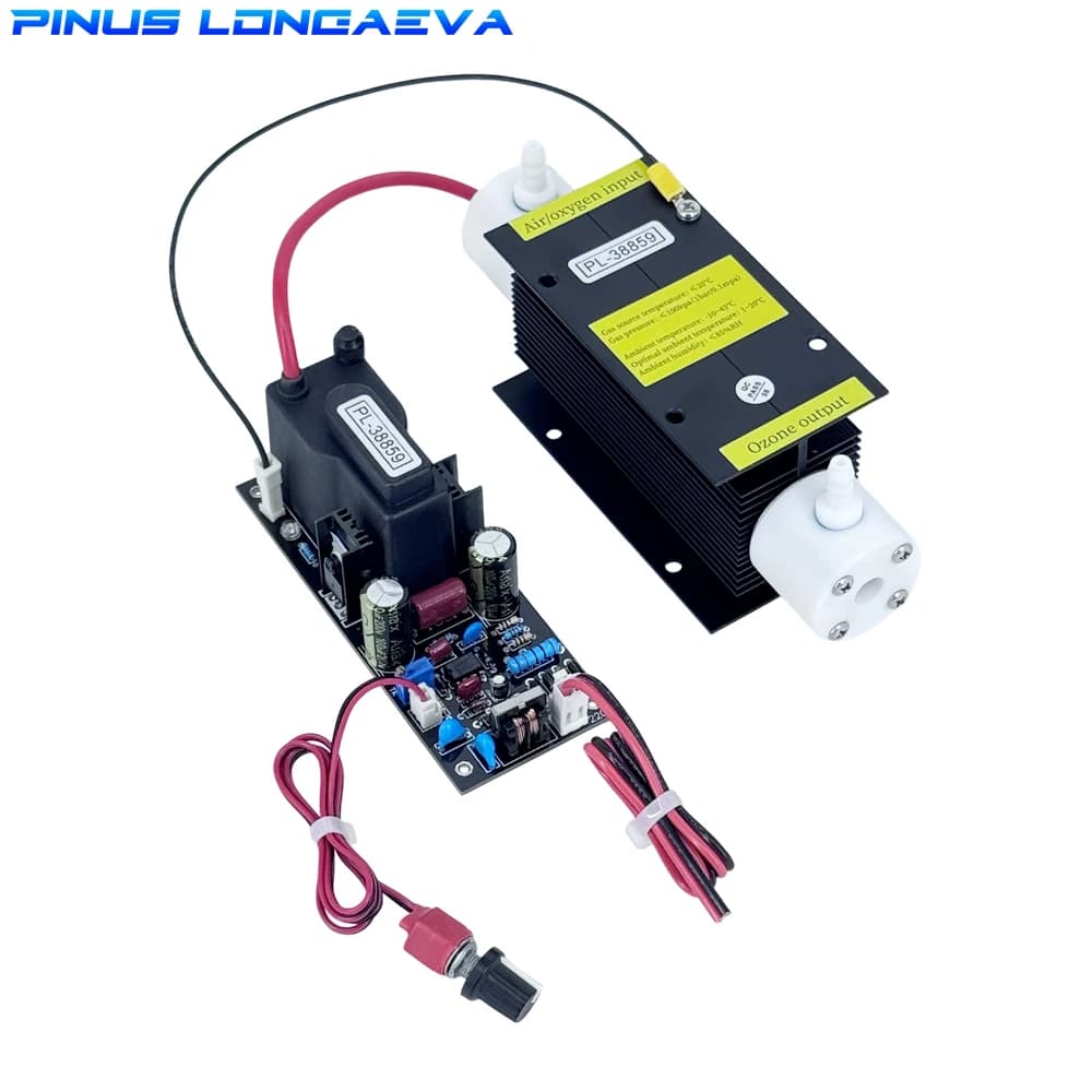 CE FCC ROHS Prodotto brevettato 5G/H Kit generatore di ozono con tubo di quarzo nero regolabile da 5 grammi Produttore di generatori di ozono di fascia alta