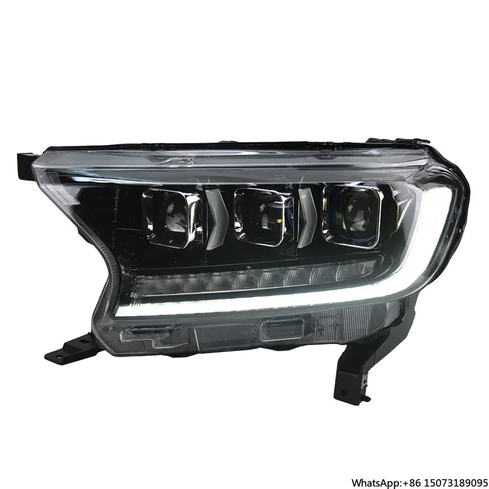 Faro Anteriore per Ranger con Lente Proiettore 2015-2020, Segnale Dinamico Everest, LED DRL per Endeavor, Accessori Auto