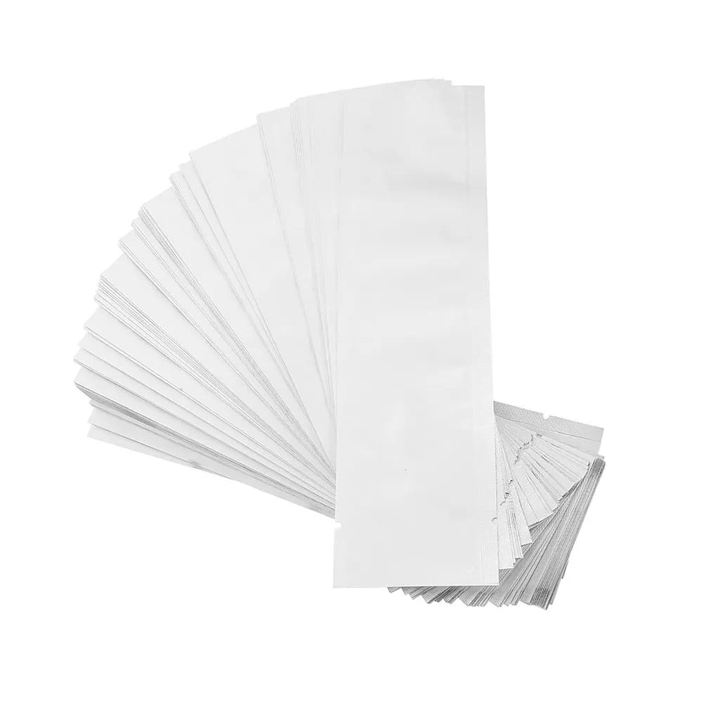 100Pcs Protein Powder Packaging Bags Heat Sealable Aluminum Foil Reusable Food Vacuum Sealer Bags for Kitchen Snacks Storage