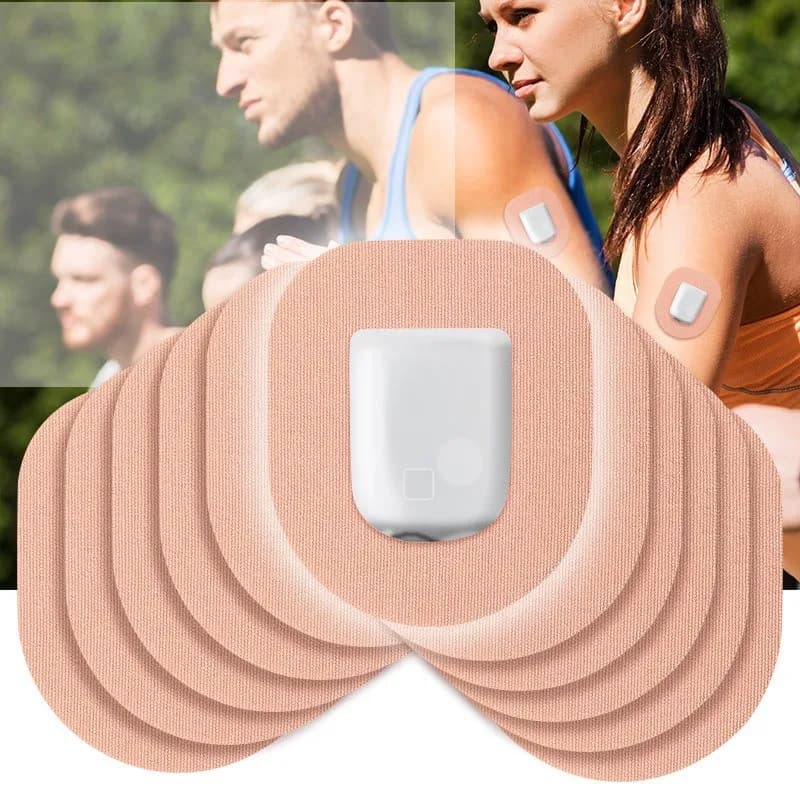 30pcs Patch adesiva pietra libera Patch vivida sensore traspirante assorbente del sudore foglio appiccicoso impermeabile adesivo antiscivolo sportivo