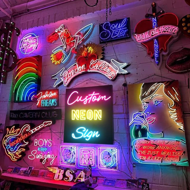 Insegna al neon personalizzata, insegna al neon RGB personalizzabile per decorazioni murali di matrimoni, compleanni, bar, feste, nomi, insegne al neon per aziende, logo aziendale
