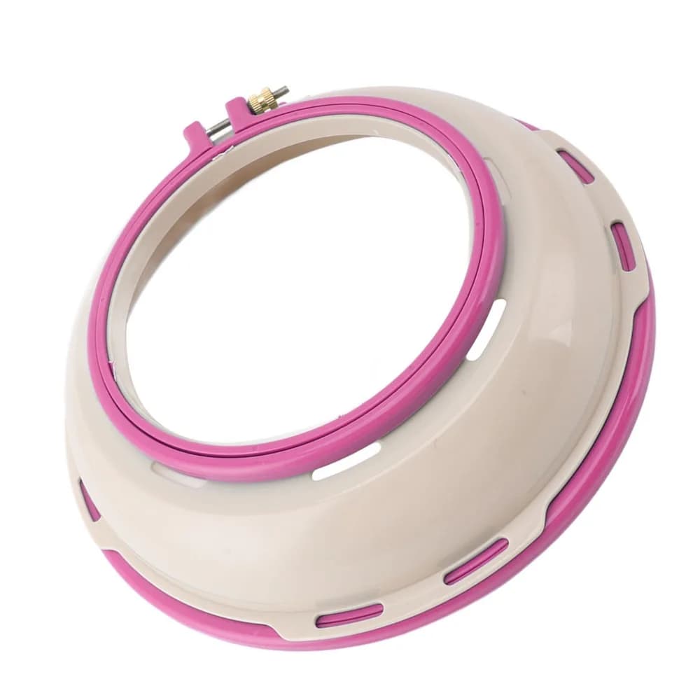 Double Sided Adjustable Embroidery Stand Hoop Hands-Free 6.5x9.84 Inch Punch Needle Frame Double Sided Frame For Quilting