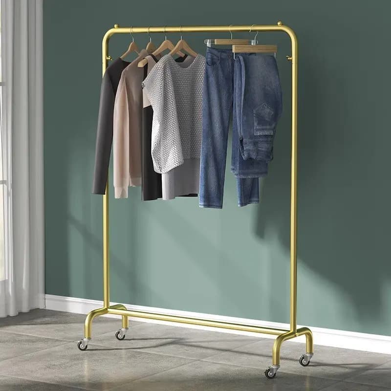 Iron Freestanding Clothing Rack Display Stand Men Women Kids Boutique Gondola Shelving Clothing Rack Clothes Hanger
