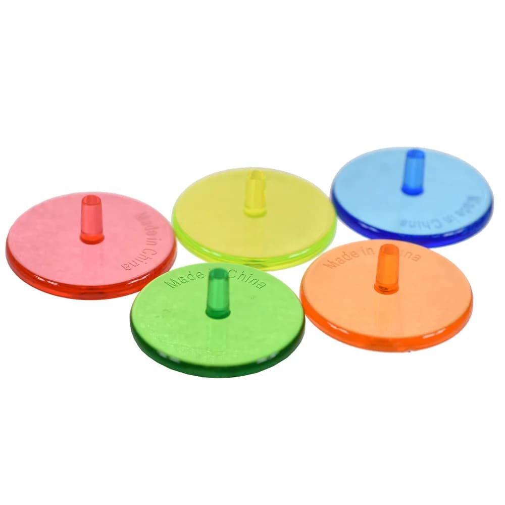 Golf Ball Positioning Mark, Plastic MARK Mark, Multi-color Transparent 24mm Golf Ball Positioning Mark Golf Training Supplies
