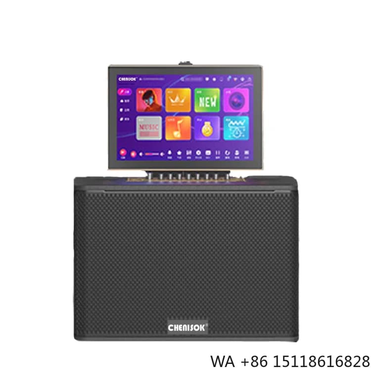 Karaoke Machine KTV Professional Karaoke Player System High-power Amplifiers and Mobile Speakers Karaoke System Set
