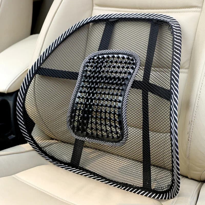 Cuscino di Supporto Lombare Ergonomico Universale in Rete Traspirante per Auto, Ufficio e Casa