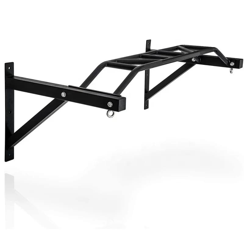 Multi-hand zigrinate traction bar for wall mounting with steel towing station
