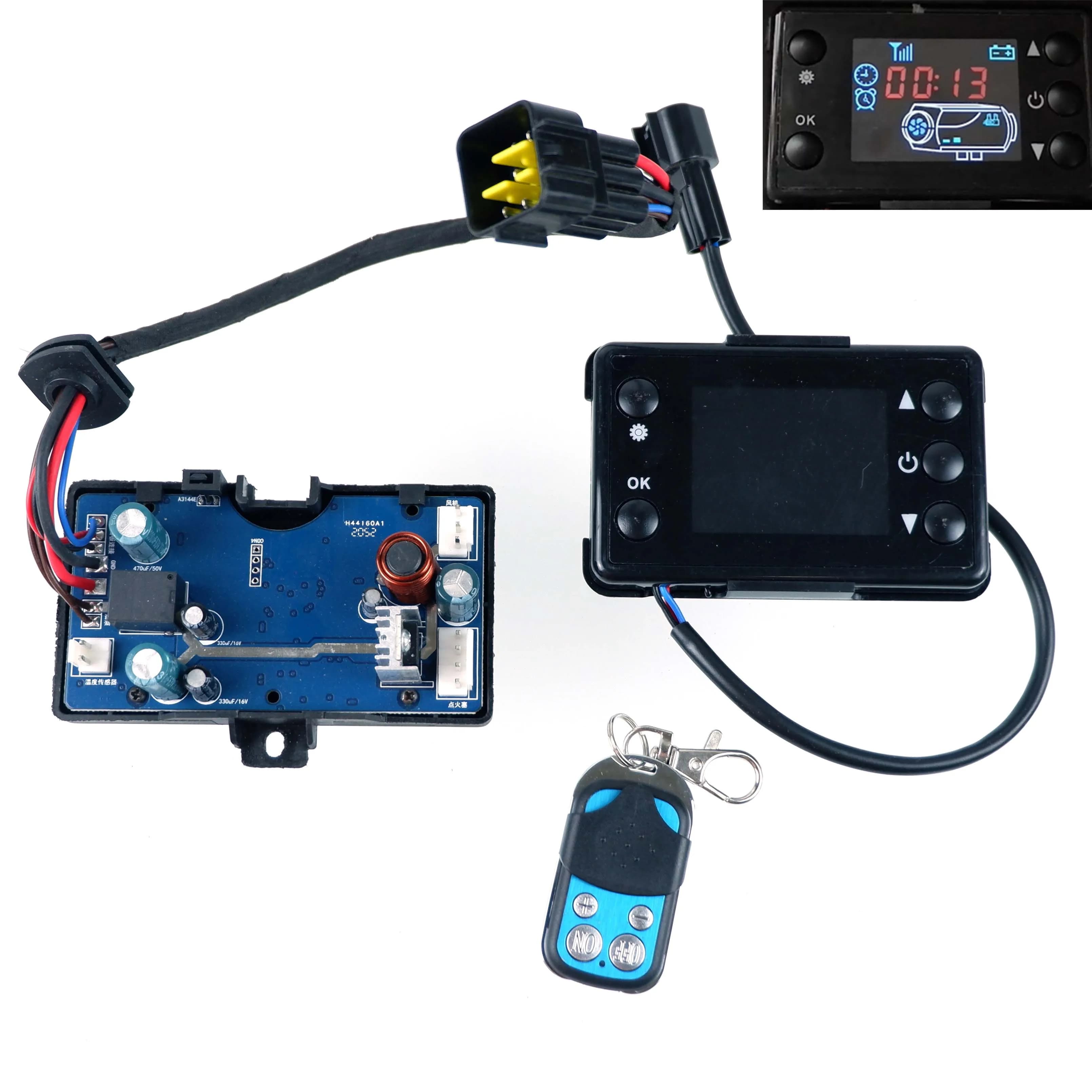 12V 24V 2KW 3KW 5KW 8KW Aria Diesel Riscaldatore di Parcheggio Monitor LCD Interruttore Scheda di Controllo Remoto Scheda Madre Per Auto Camion Van Barca