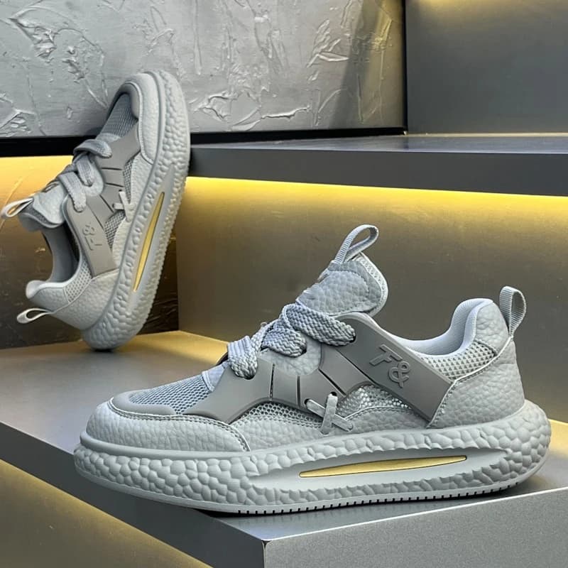Light Splash Water Resistant Outer Unisex Mesh Running Sneakers Water Repellent Coated Outsole Knit Mesh Wet Ground Daily