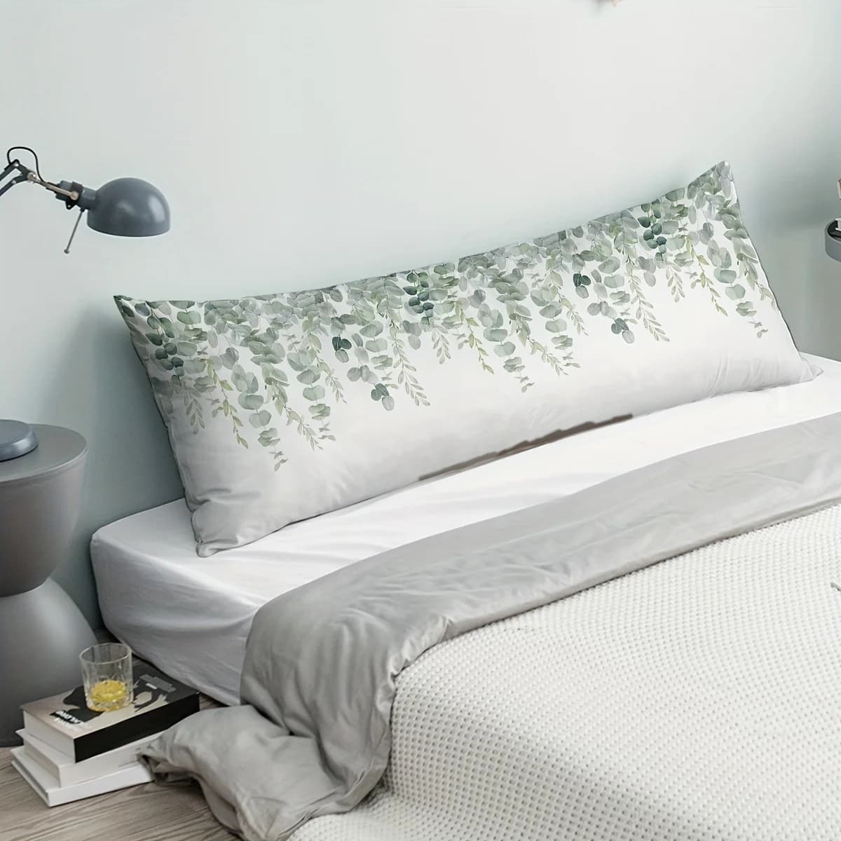 Plant Leaf Pattern Polyester Cushion Cover Room and Bedroom Decor Sofa Accessory
