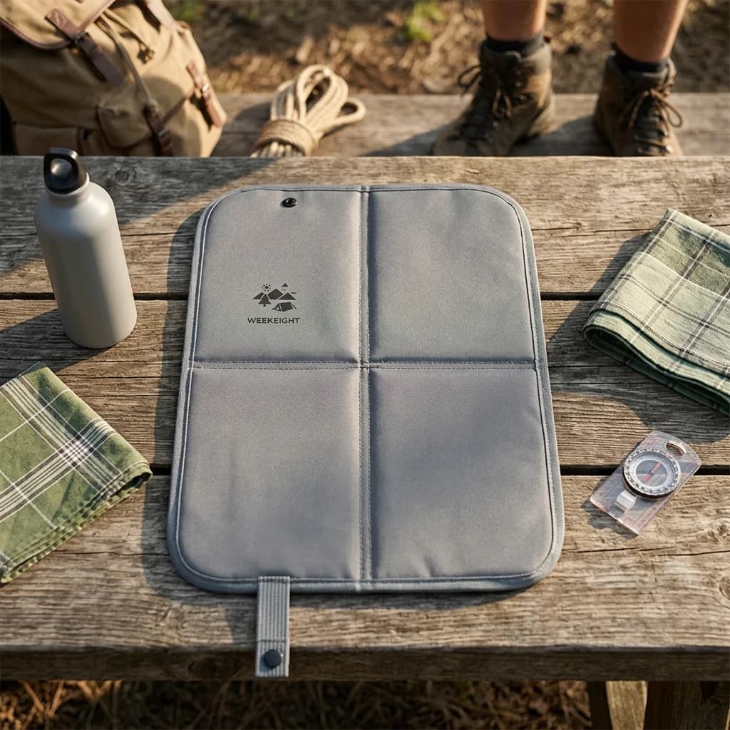 Seat Cushion Outdoor Portable Waterproof Oxford Cloth Beach Mat Comfort Foldable Seat Foam Pad For Outdoor Activities Camping