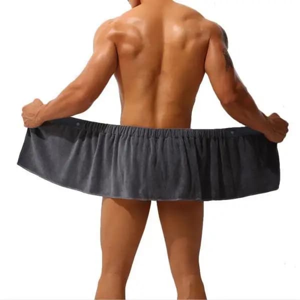 Pantaloncini da bagno da uomo, pantaloncini da spiaggia assorbenti, pantaloncini boxer sexy anti-esposizione per giovani, per uso domestico e doccia