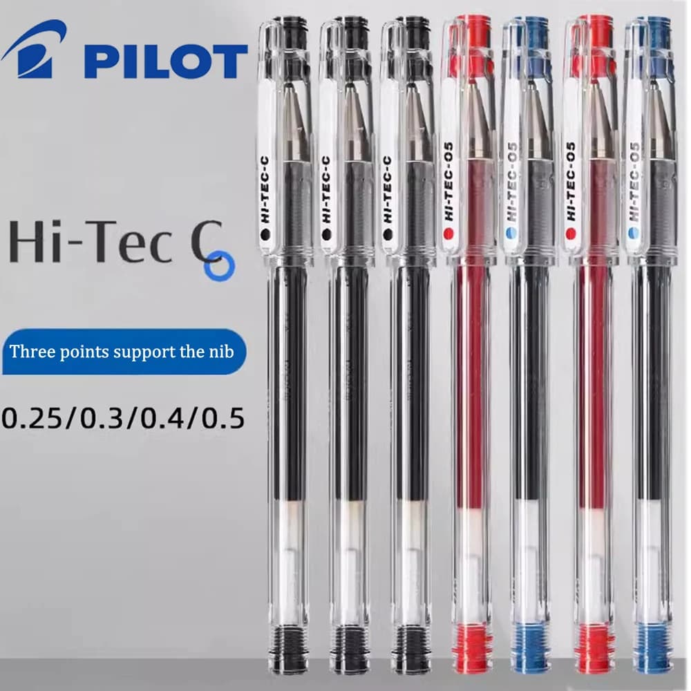 10psc Japan Pilot Gel Pen BLLH-20C4 Fine Needle Tube Tip penna a sfera 0.25/0.5mm forniture scolastiche per ufficio cancelleria Kawaii