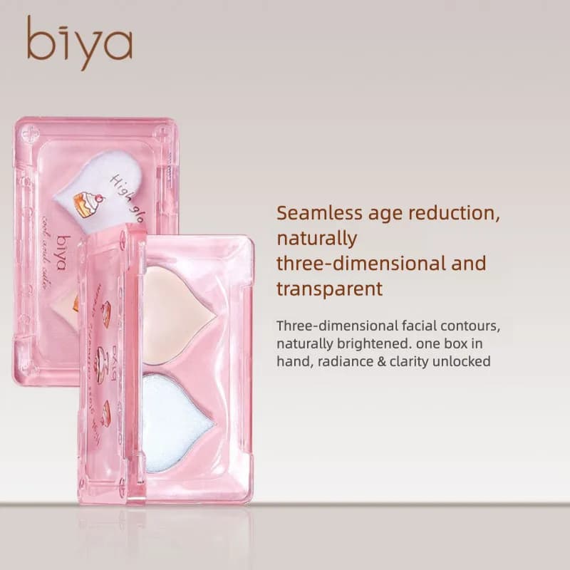 Biya Highlighter Contouring Cream Illumina e copre le occhiaie. Correttore palette snellente fine e tridimensionale