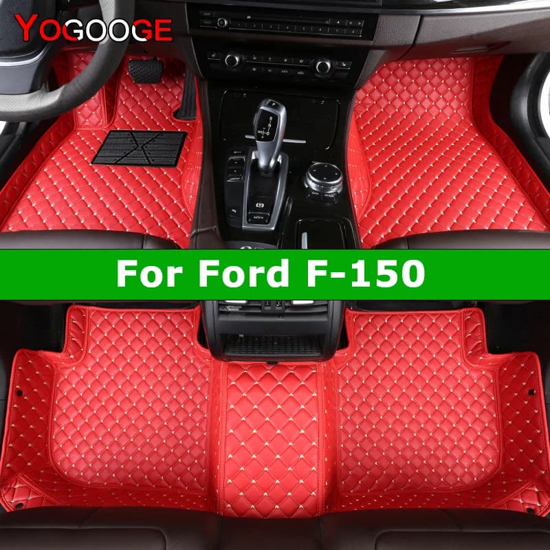 Tappetini per auto personalizzati YOGOOGE per Ford F150 F-150 Tappeti per auto Accessorio per auto