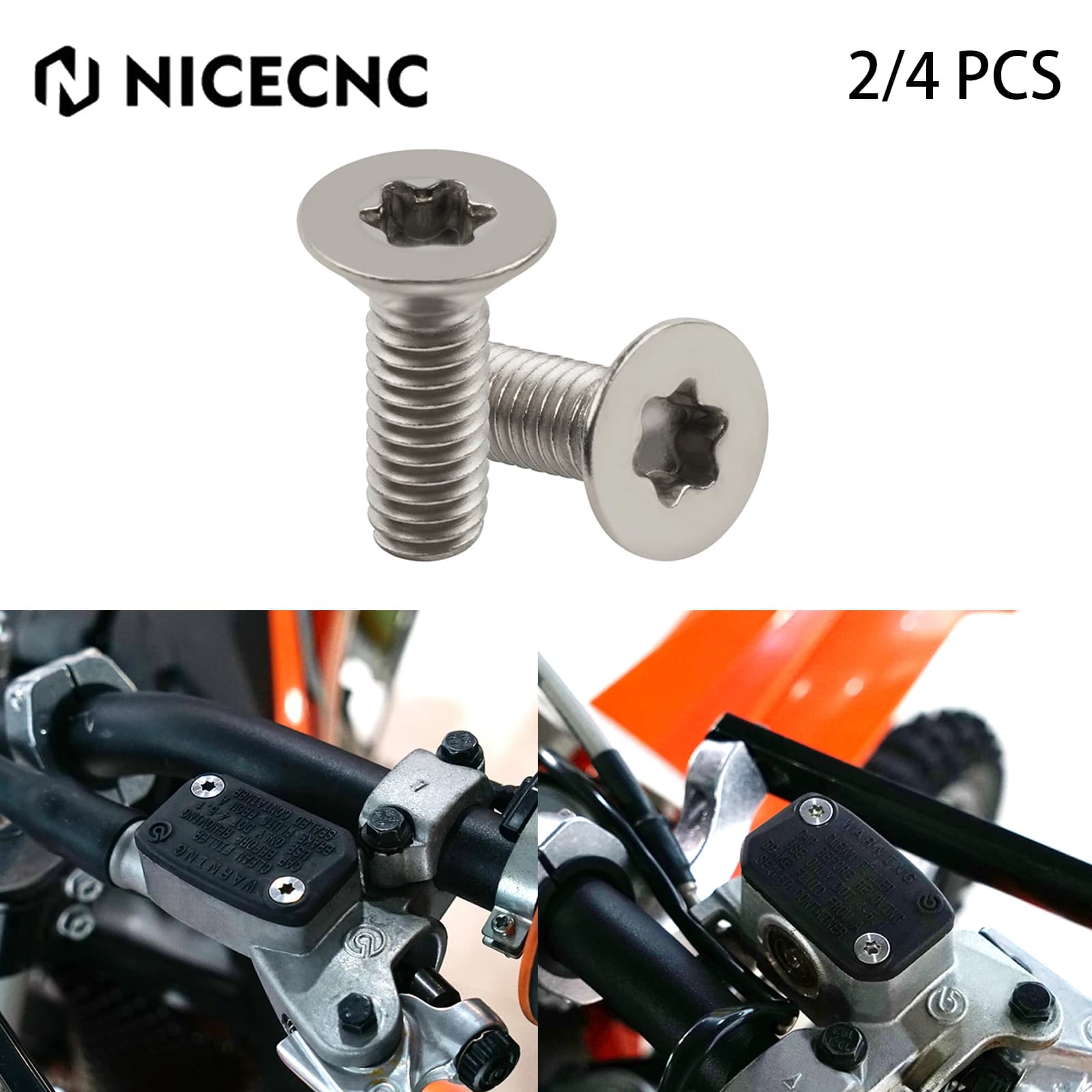 Bulloni a vite del coperchio del serbatoio del freno anteriore per KTM EXC EXC-F XCW XCF-W XC XC-F TPI Sei giorni 125 250 300 350 400 450 500 525 530