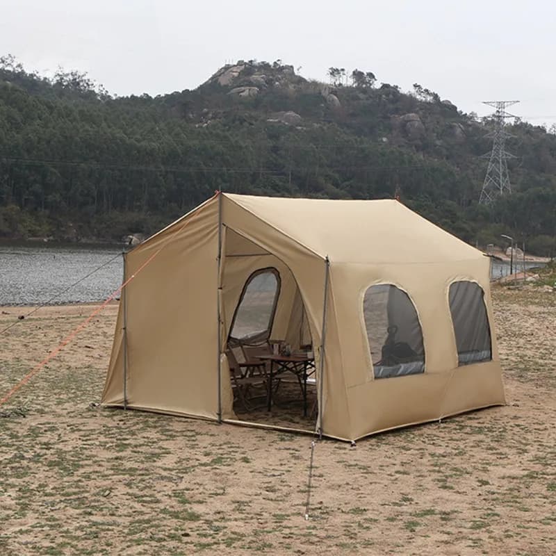 Waterproof Polyester Tent Large Ventilation Space Camping Supplies Shelter Mosquito Repellent Tents Naturehike Beach Tents