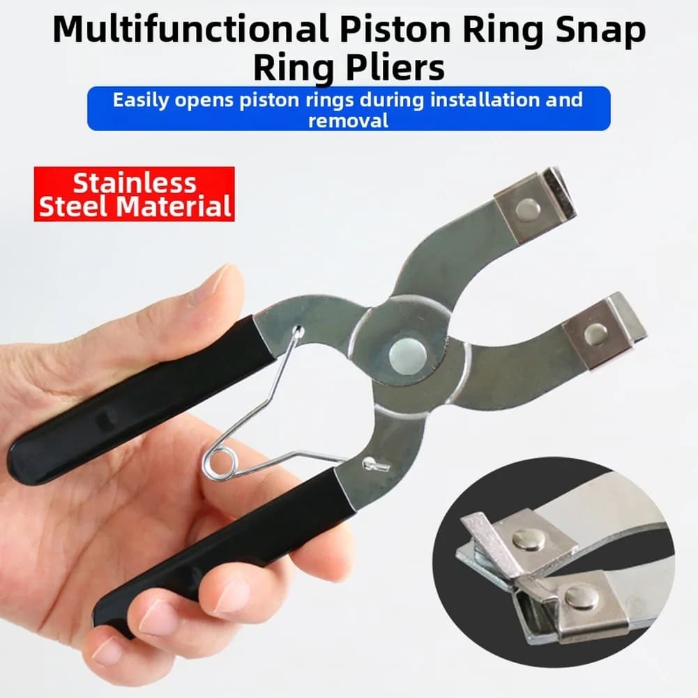 Stainless Steel Piston Ring Pliers With 4cm Opening For Tension Spring Installation And Removal On Cars
