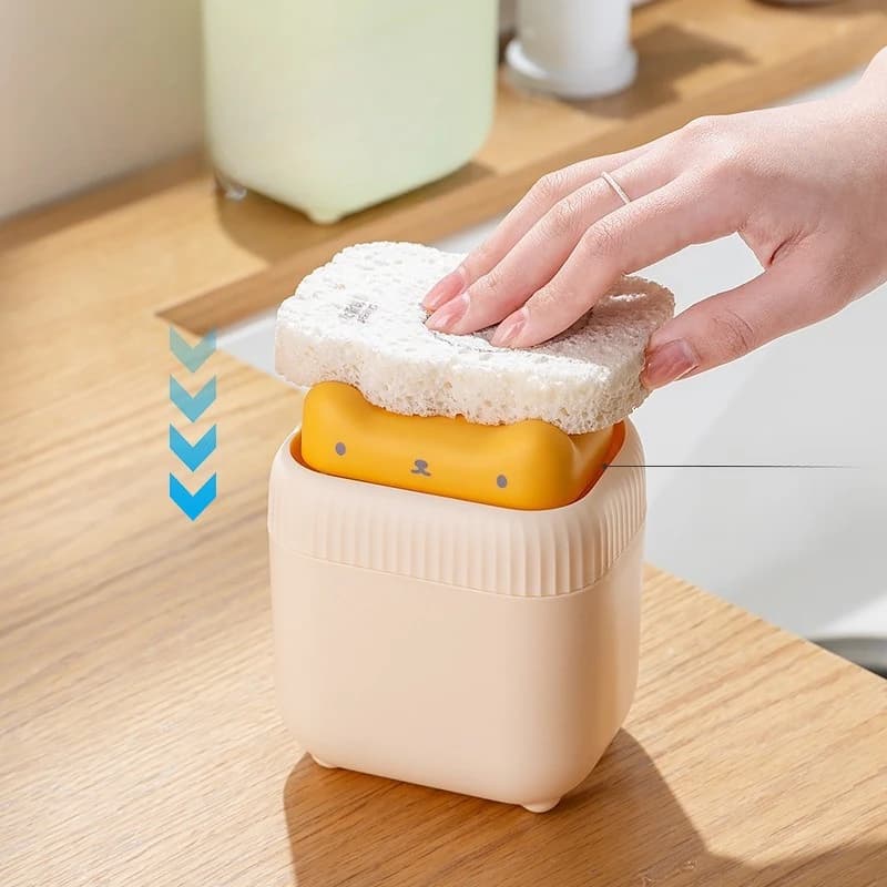 Multifunctional Kitchen Sink Soap Dispenser Press Pump Portable Liquid Dispenser for Dish Soap Hand Soap